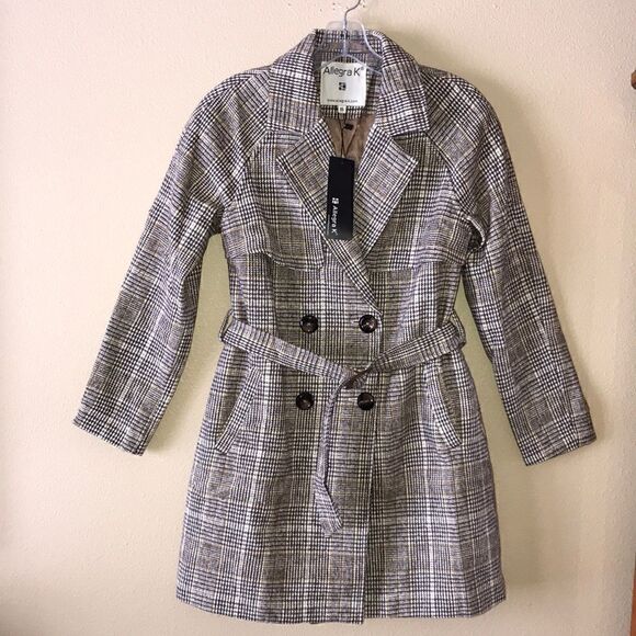 NEW Allegra K Plaid Jacket - Picture 1 of 5